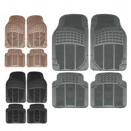 Digit Parts13002 Σετ Πατάκια Continetal σε χρώμα Μαύρο & Γκρι 4τμχ.