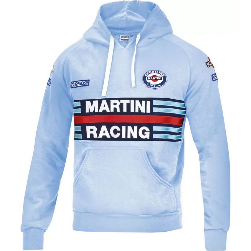 Sparco Φούτερ HOODIE MARTINI-R TG XXXL Celeste