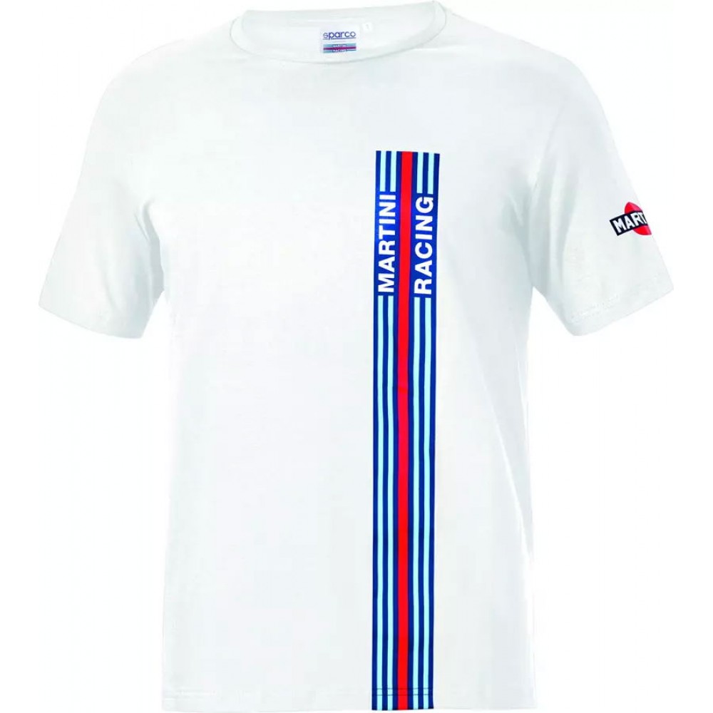 Sparco T-Shirt T-SHIRT BIG STRIPES MARTINI-R TG XX