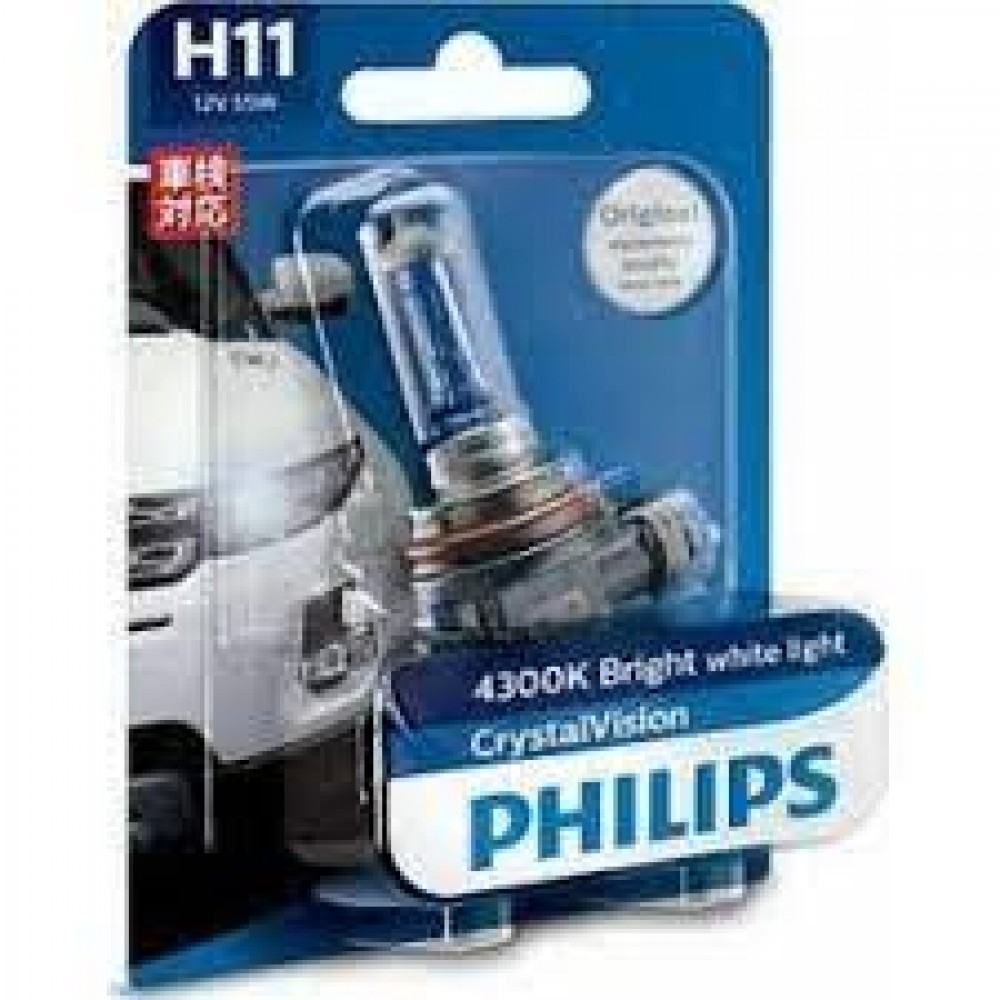 Philips 12362CVB1 Λάμπα 12V Η11 Crystal Vision τμχ.
