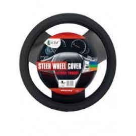 Icar SWC129 Kάλυμμα Τιμονιού Μαύρο Μ  37cm-39cm