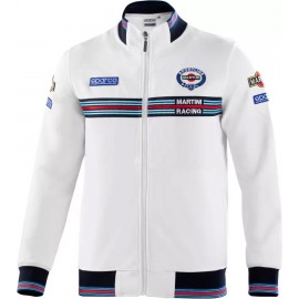 Sparco Ζακέτα FELPA FULL ZIP MARTINI-R TG S Bianc