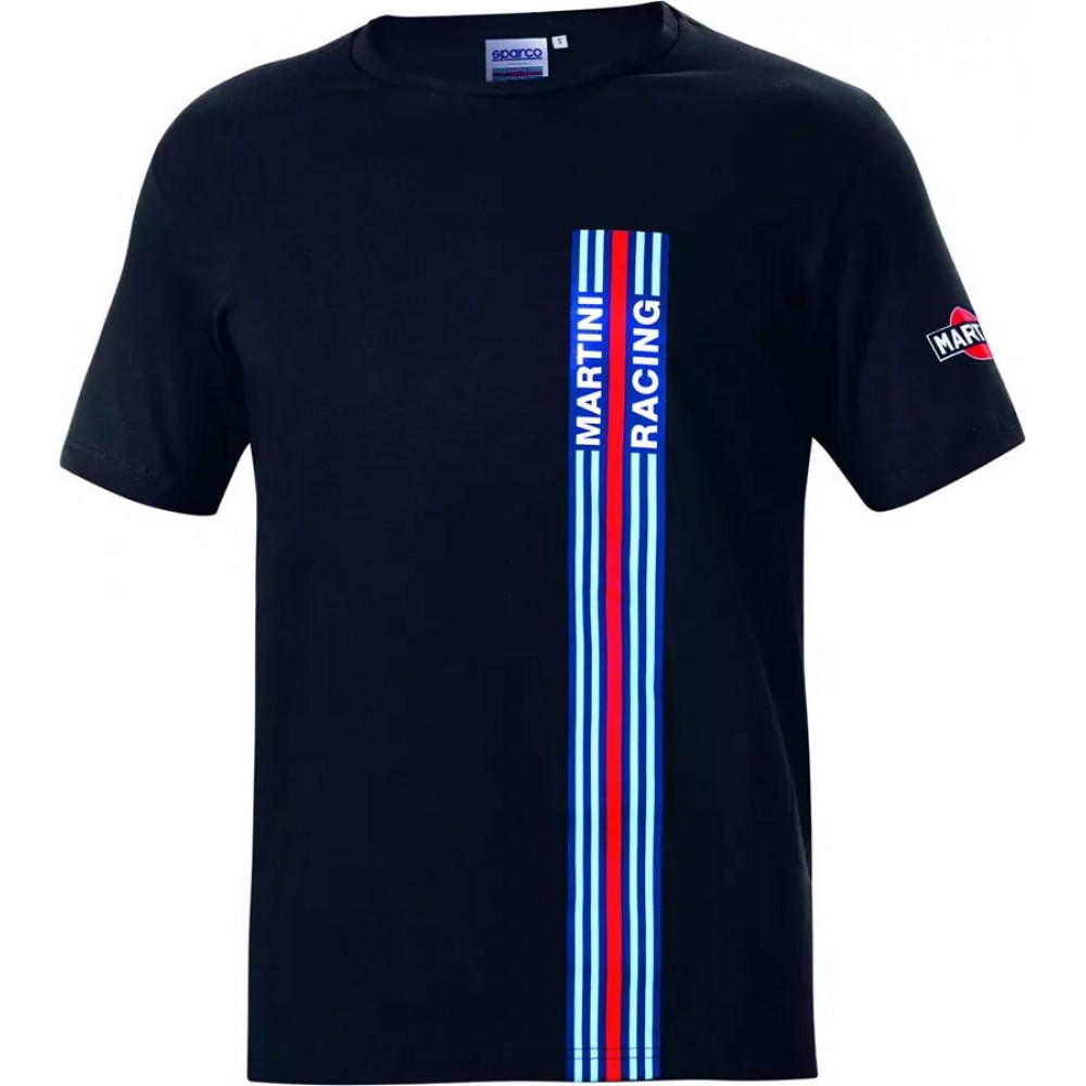 Sparco T-Shirt T-SHIRT BIG STRIPES MARTINI-R TG MN