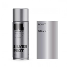 Cosmoslac R307 Σπρευ Χρώμα Ασημί Bright Silver 400ml