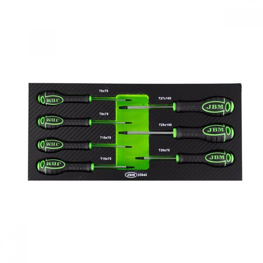 Jbm 53945 Σετ Κατσαβίδια Torx 7τμχ. Jbm 53945 Σετ Κατσαβίδια Torx 7τμχ.