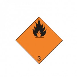 Πινακίδα PA306 Αυτοκόλλητη 3M Φλόγα Φθορίζων