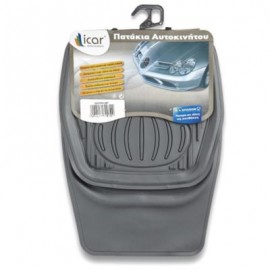 Digit Parts Πατάκια Boat Grey Paboatgr Σετ 4τμχ.