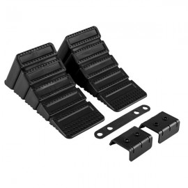 Jbm 53508 Σετ Τάκος Τροχού σε χρώμα Μαύρο 2τμχ.