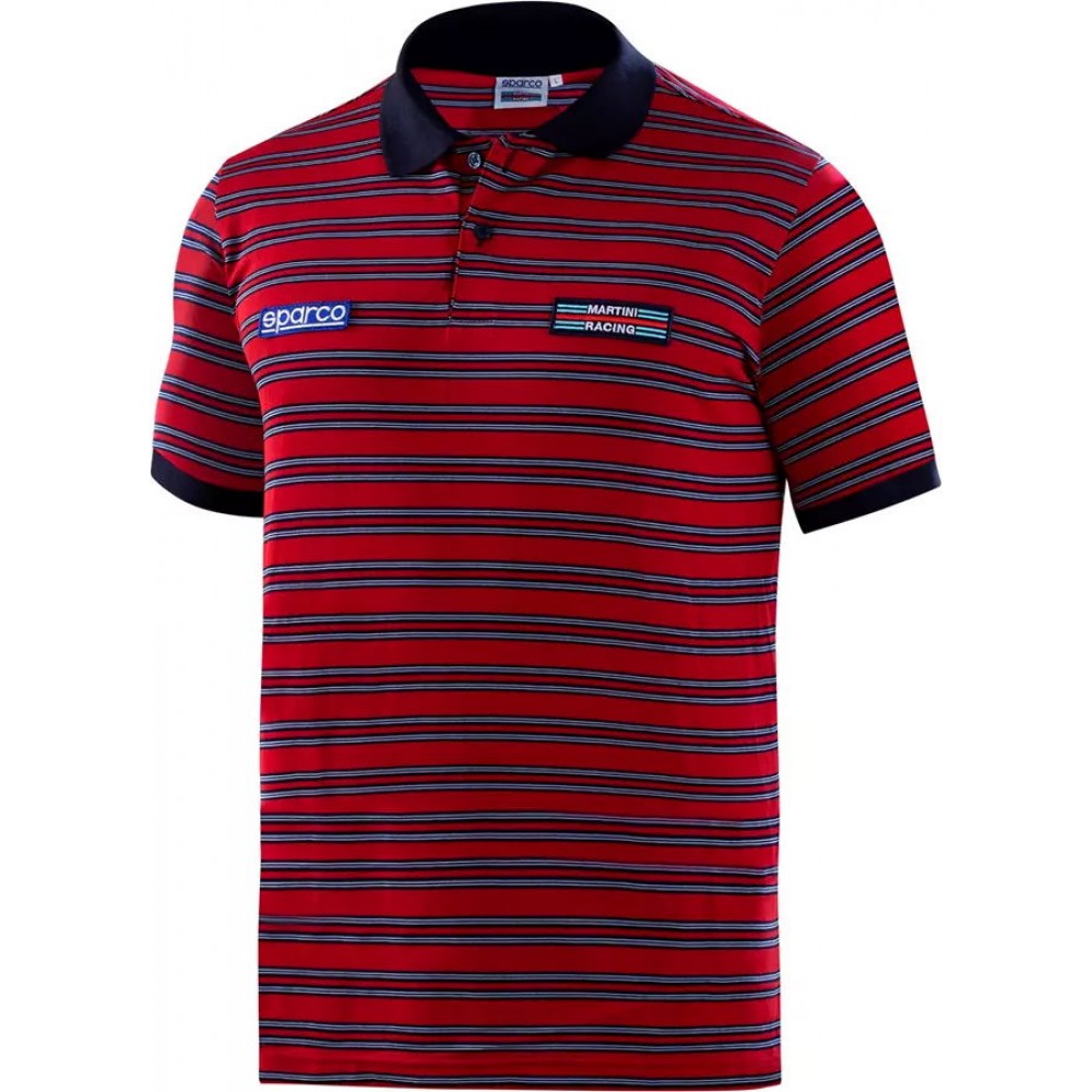 Sparco T-Shirt POLO REPLICA SPORTLINE STRIPES MART