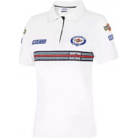 Sparco T-Shirt POLO REPLICA MARTINI-R LADY TG S BI