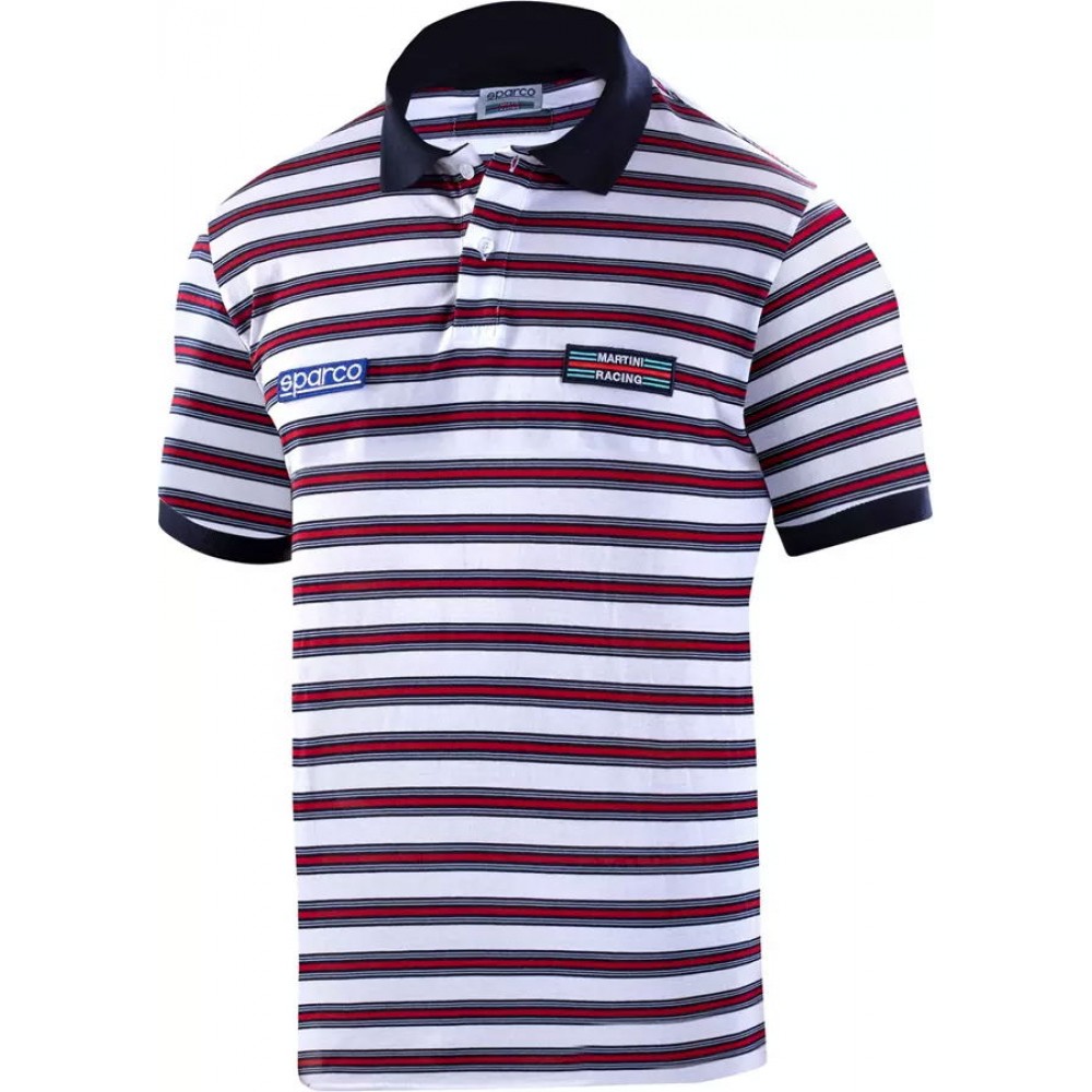 Sparco T-Shirt POLO REPLICA SPORTLINE STRIPES MART