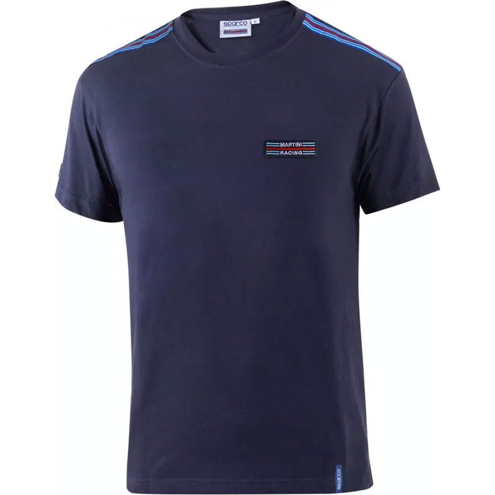 Sparco T-Shirt T-SHIRT MARTINI-R TOP STRIPES BM XS