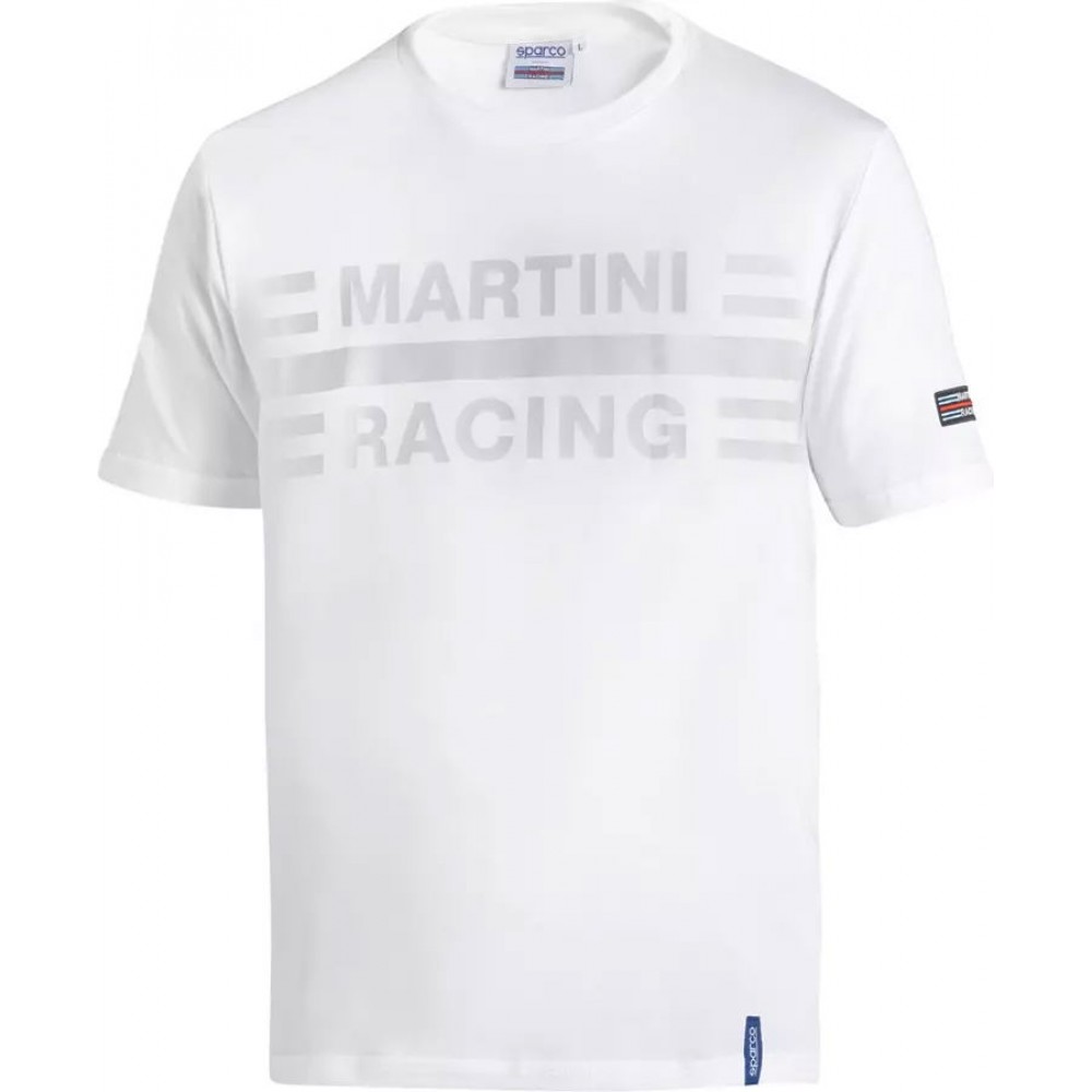 Sparco T-Shirt T-SHIRT MARTINI-R BIG LOGO BI L