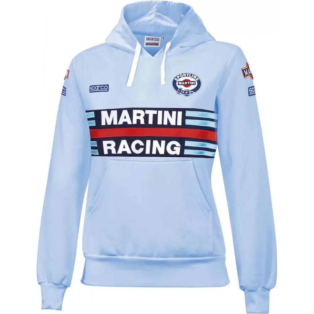 Sparco Φούτερ HOODIE LADY MARTINI-R TG M CELESTE