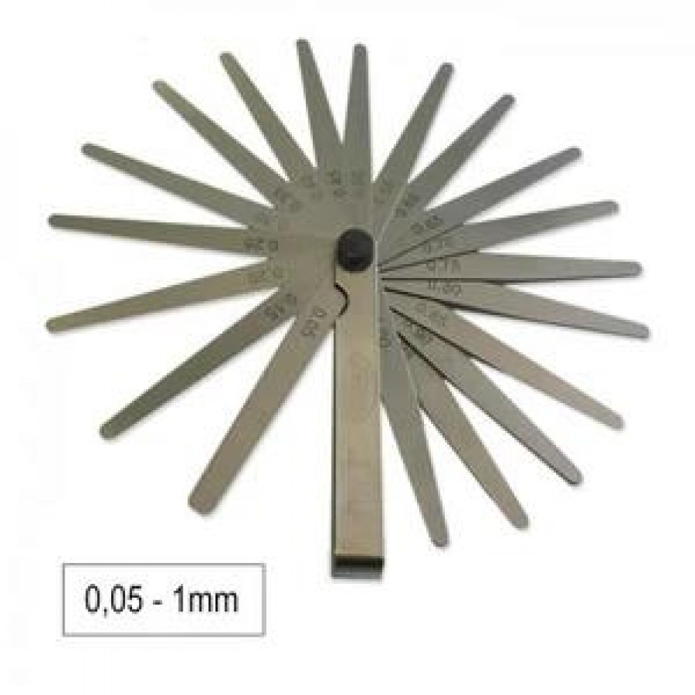 Jbm 52433 Φίλερ Μετρικό με 19 Λάμες 1τμχ. Jbm 52433 Φίλερ Μετρικό με 19 Λάμες 1τμχ.