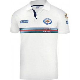 Sparco T-Shirt POLO REPLICA MARTINI-R TG XL BIANCO