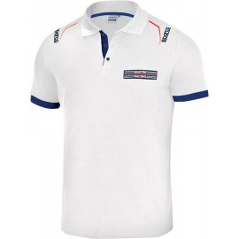 Sparco T-Shirt POLO MARTINI-R TG S BIANCO