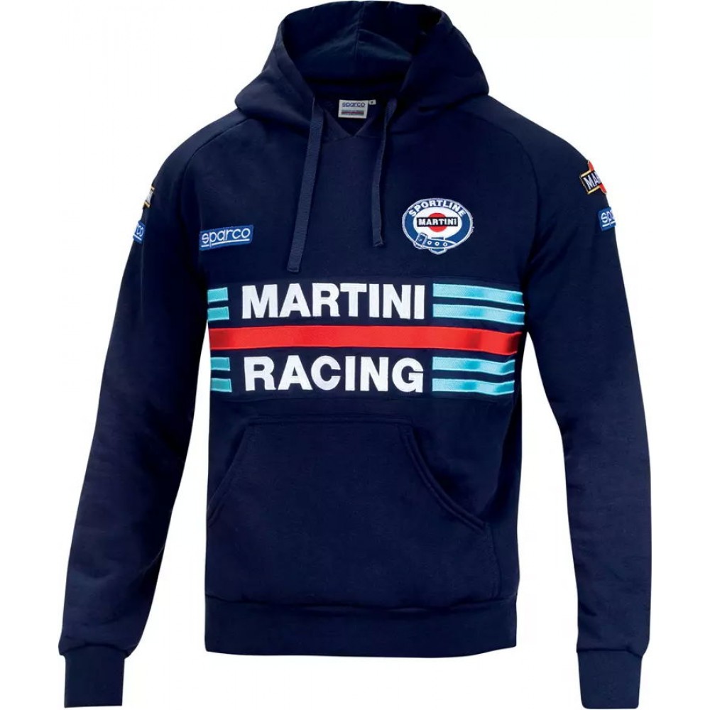 Sparco Φούτερ HOODIE MARTINI-R TG XXL BLU MARINE