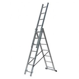 AwTools AW23087 Σκάλα Πολυλειτουργική Αλλουμινίου 3x7 150kg