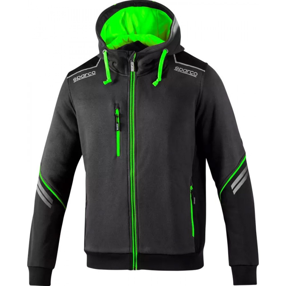 Sparco Τζάκετ HOODED FULL ZIP COLORADO GS/VF TG X