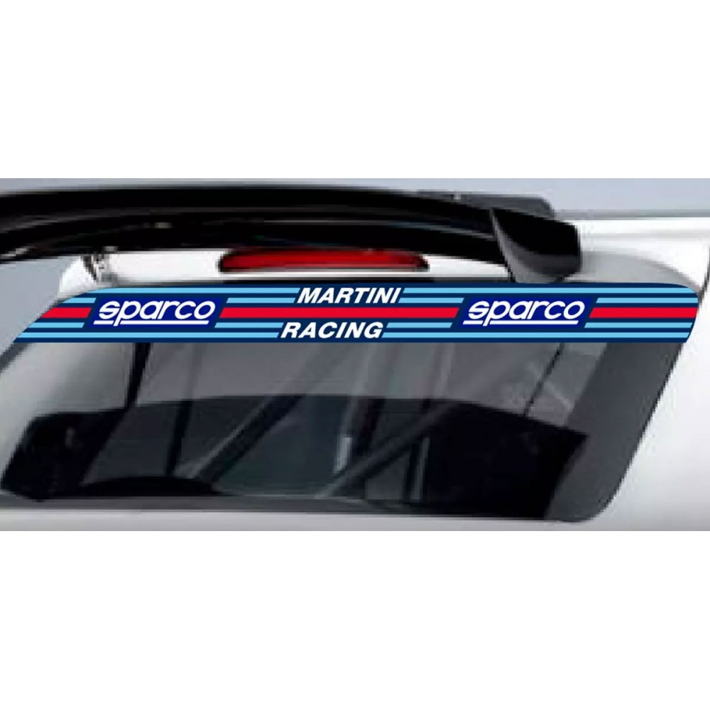 Sparco Αυτοκόλλητο Παρμπρίζ FASCIA PARASOLE POSTERIORE MARTINI-