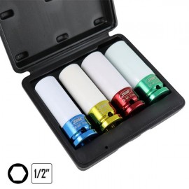 Jbm 52338 Σετ Καρυδάκια Αέρος για Ζάντες Αλουμινίου 1/2 4τμχ.