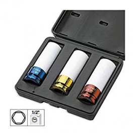 Jbm 51336 Σετ Καρυδάκια Αέρος 1/2'' 3τμχ.