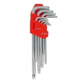 AwTools AW35050BL Σετ Allen Torx Μακρύ T10-T50 9τμχ.