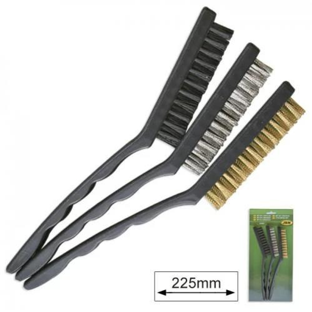 Jbm 52515 Σετ Σιρματόβουρτσες 3τμχ. Jbm 52515 Σετ Σιρματόβουρτσες 3τμχ.