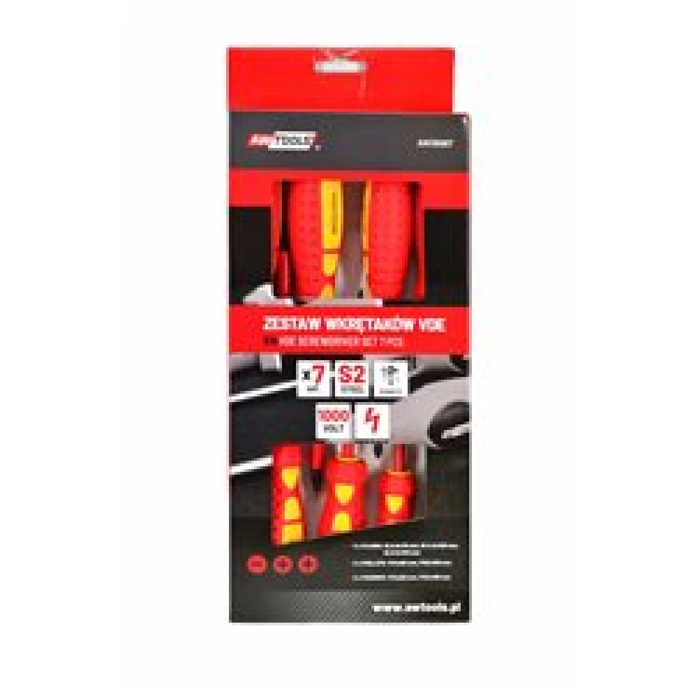 AwTools AW36987 Σετ Μονωμένα Κατσαβίδια S2 7τμχ. AwTools AW36987 Σετ Μονωμένα Κατσαβίδια S2 7τμχ.