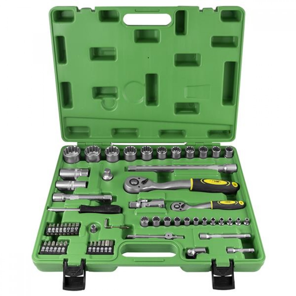 Jbm 52722 Σετ Καρυδάκια 1/2'',1/4'' & Καστάνια 61τμχ. Jbm 52722 Σετ Καρυδάκια 1/2'',1/4'' & Καστάνια 61τμχ.