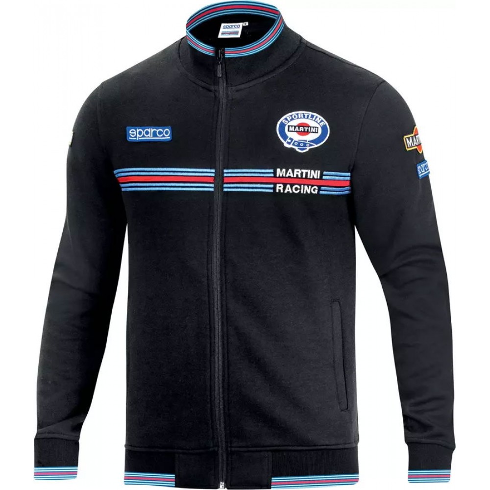 Sparco Ζακέτα FELPA FULL ZIP MARTINI-R TG S NERO