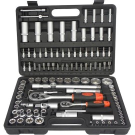 Heidmann G10151 Σετ Καστάνιας με Καρυδάκια 1/4'' - 1/2'' 108τμχ.