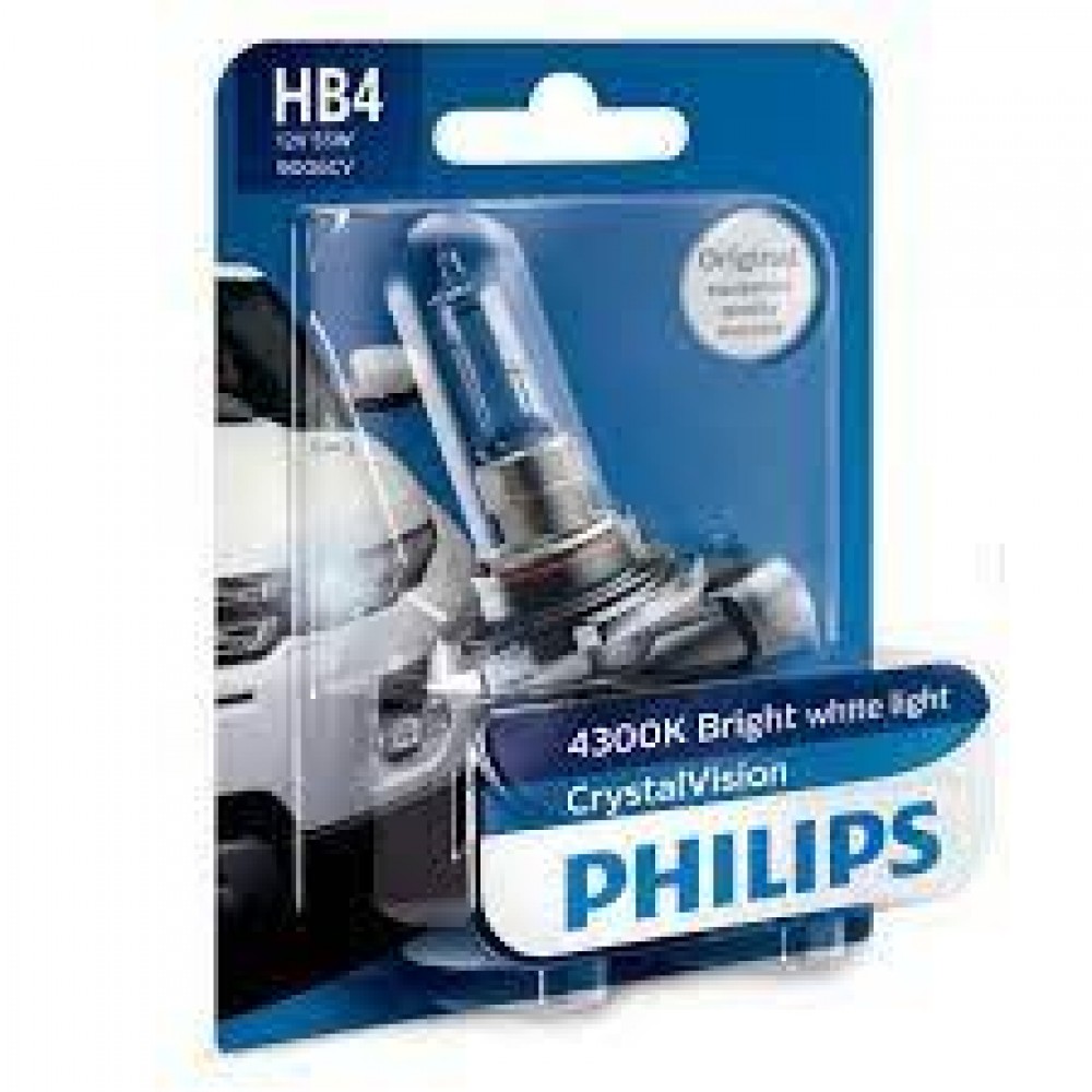 Philips 9006CVB1 Λάμπα 12V ΗΒ4 Crystal Vision τμχ. Philips 9006CVB1 Λάμπα 12V ΗΒ4 Crystal Vision τμχ.