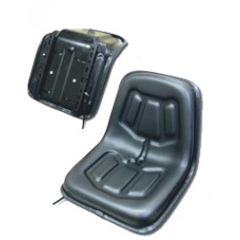 Κάθισμα 00011980 Πλάτη  με Γλισιέρα Στενό Μαύρο