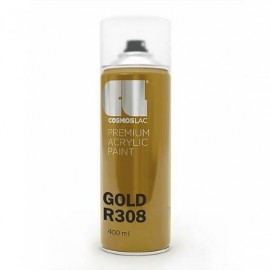 Cosmoslac R308 Spray Χρώμα Χρυσό Bright Gold 400ml