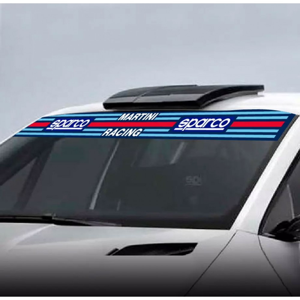 Sparco Αυτοκόλλητο Παρμπρίζ FASCIA PARASOLE ANTERIORE MARTINI-R