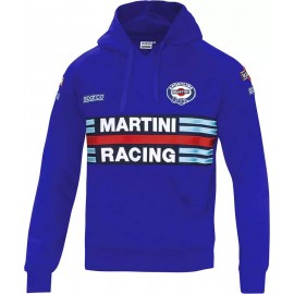 Sparco Φούτερ HOODIE MARTINI-R TG S Azzurro