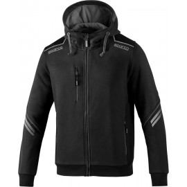 Sparco Τζάκετ HOODED FULL ZIP COLORADO NR/GS TG L