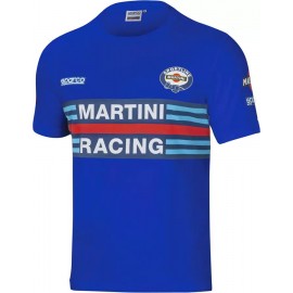 Sparco T-Shirt T-SHIRT MARTINI-R TG XL AZZURRO