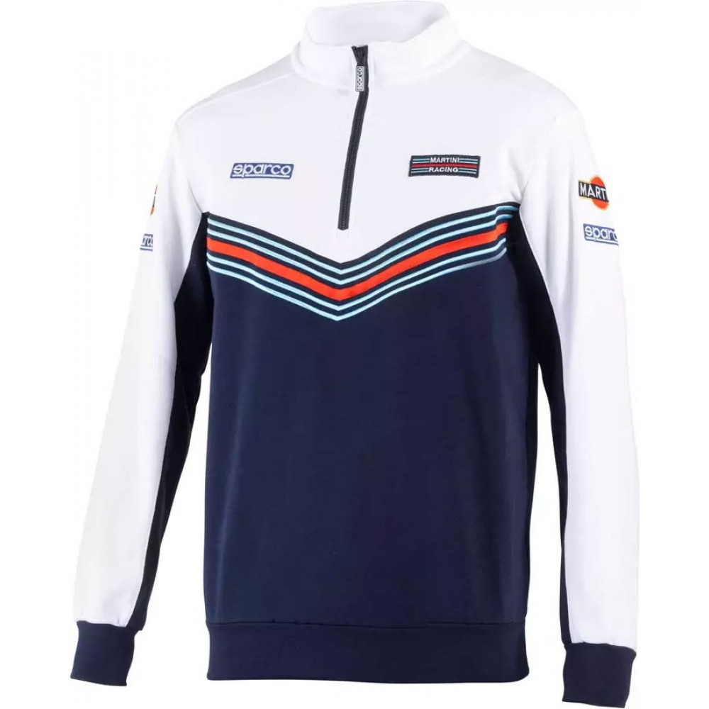 Sparco Φούτερ HALF ZIP SWEATSHIRT MARTINI-R BM/BI